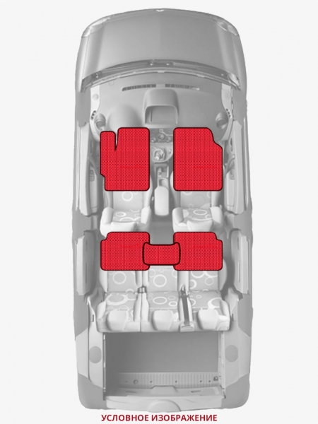 ЭВА коврики «Queen Lux» стандарт для Porsche Macan